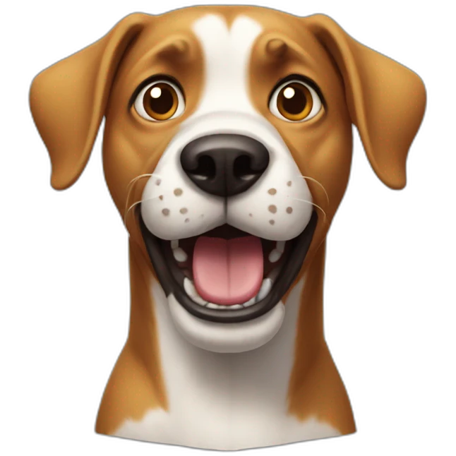 crazy dog emoji