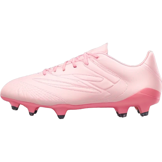 light pink soccer cleats  emoji