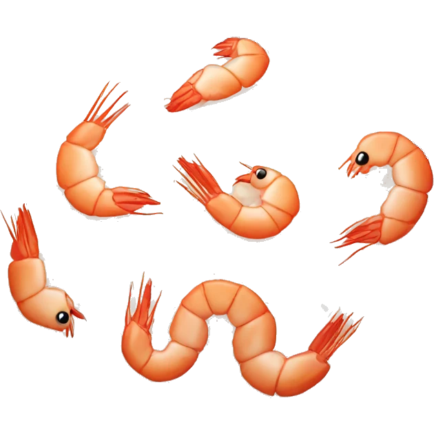 Rice with shrimps  emoji