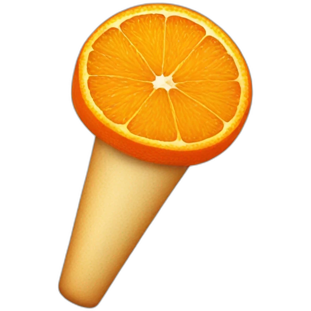Orange Pop emoji