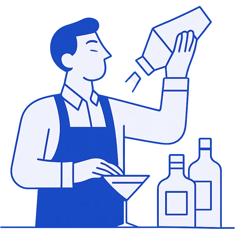 bartender mixing drinks emoji