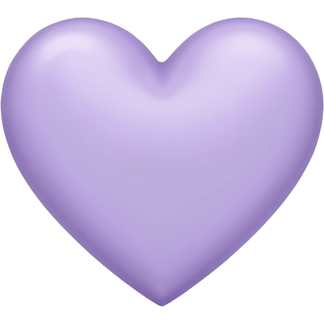 Lavande heart emoji