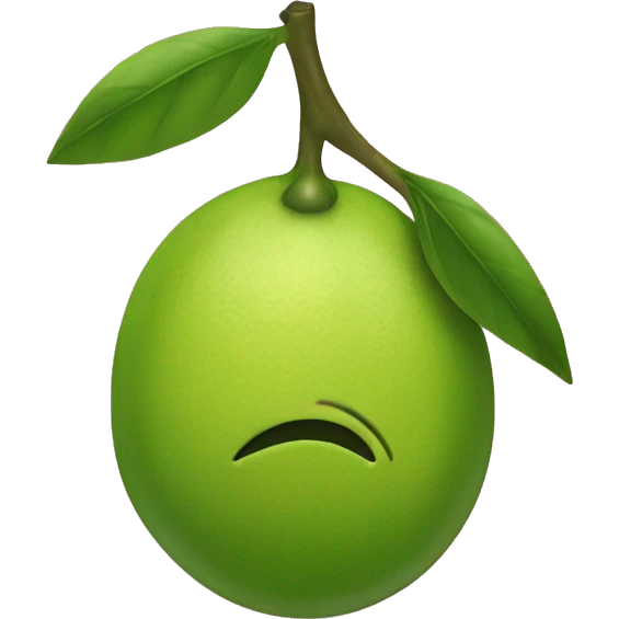 Limón con un lazo rosa emoji