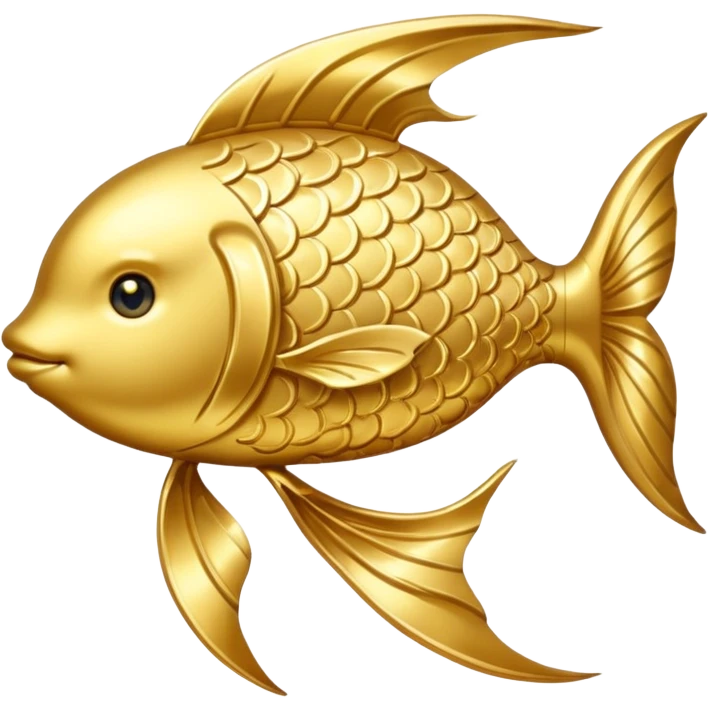 Gold Pisces sign emoji