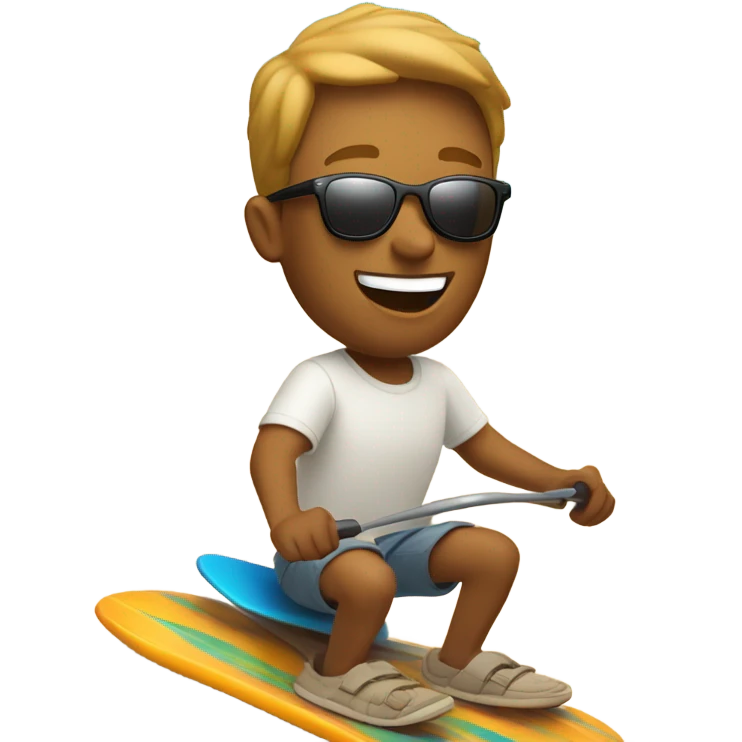 Dune surfing emoji