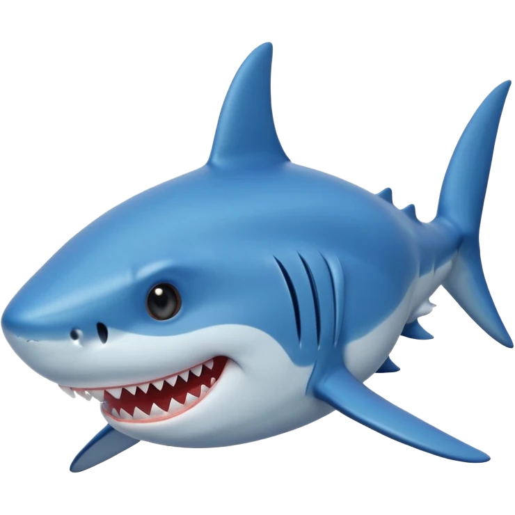 SHARK HAPPY FACE POV emoji
