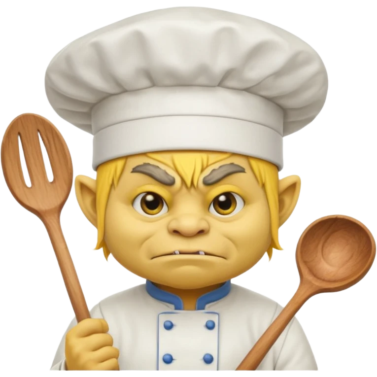 troll the yellow chef emoji