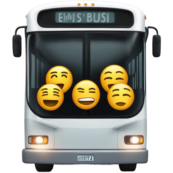 Late bus emoji