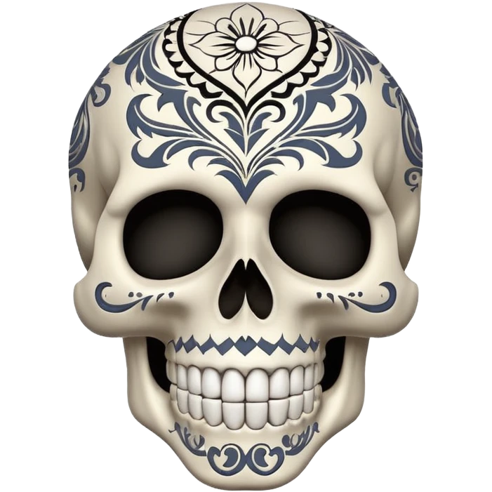 Greatful dead skull emoji