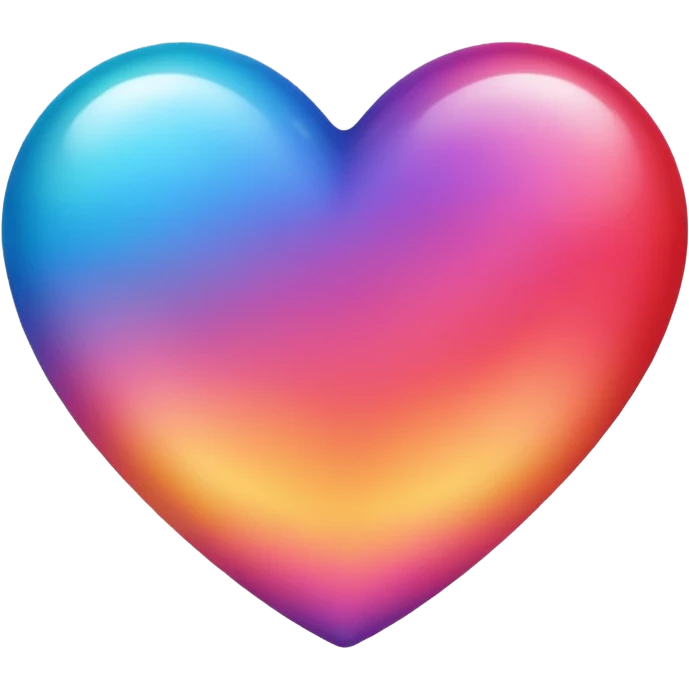 gradient heart emoji