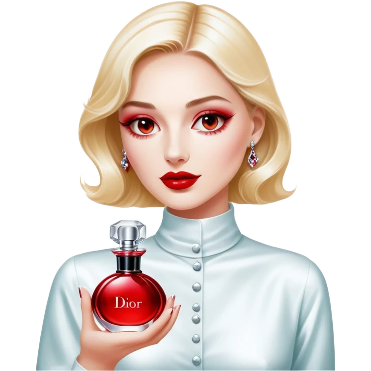 A breety holding hypnotic poison  dior perfume emoji