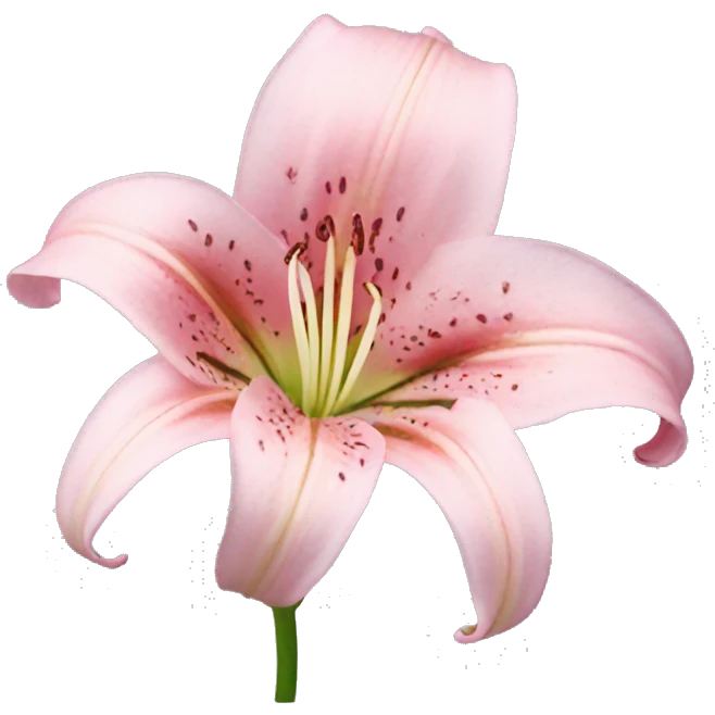 light pink lilium emoji