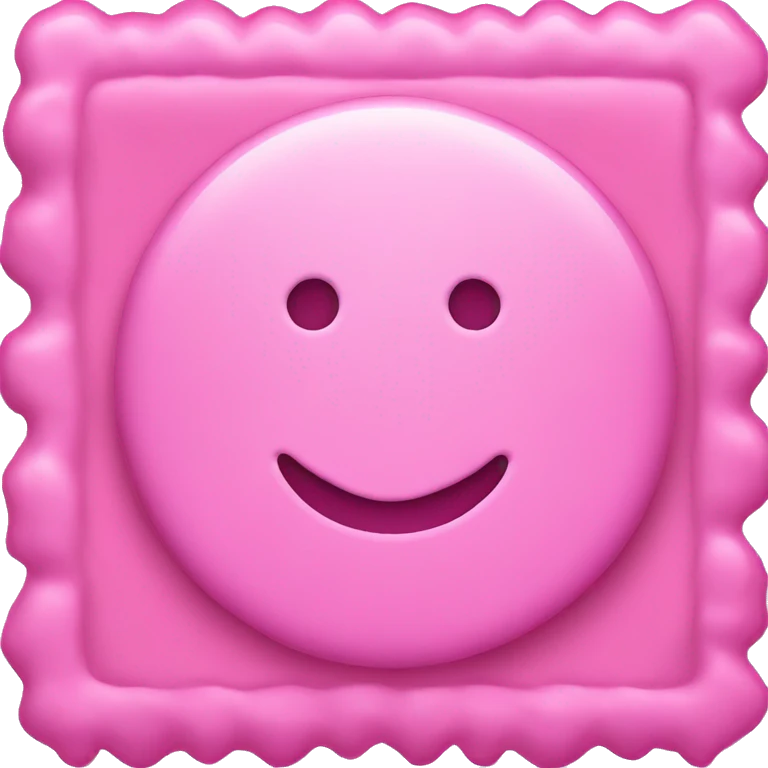 Pink stamp emoji