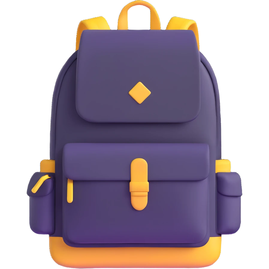 school backpack emoji