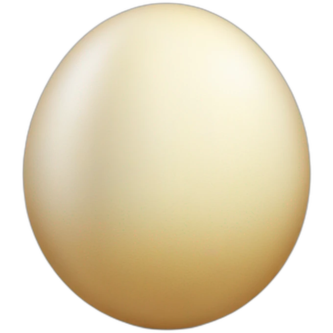 Ostrich egg  emoji