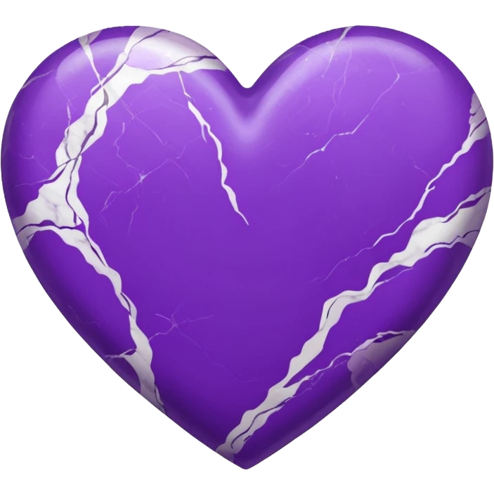 purple heart with a marble texture emoji