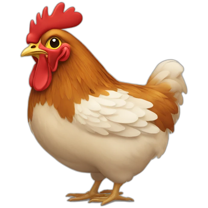 hen cries emoji