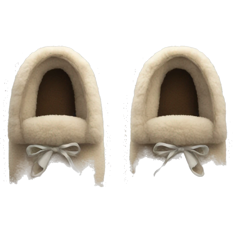 Cozy slippers  emoji