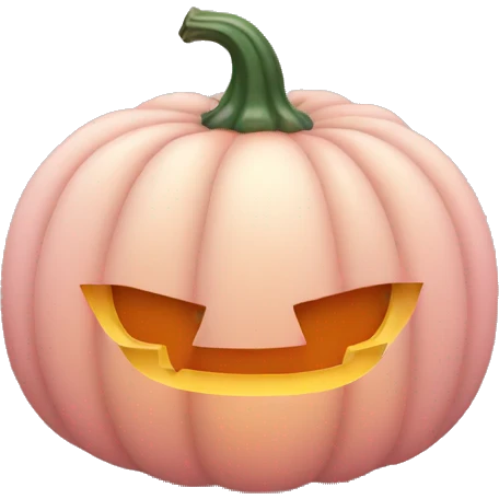 Light pink Pumpkin  emoji