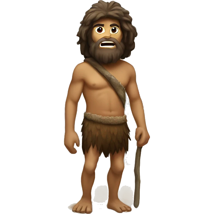 Caveman stand emoji