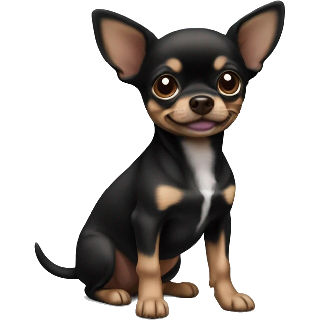 Brown black chihuahua puppu emoji
