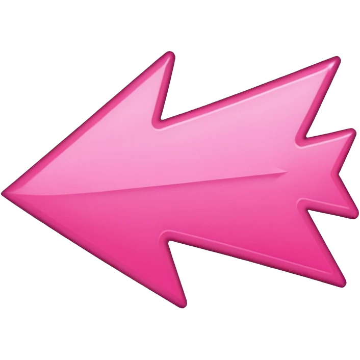 Arrow chart pink emoji  make realistic erase the arrow emoji