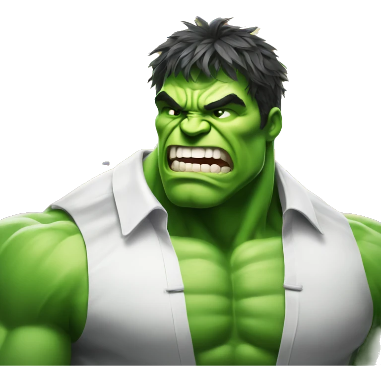 Incredible Hulk at a party with confetti  emoji