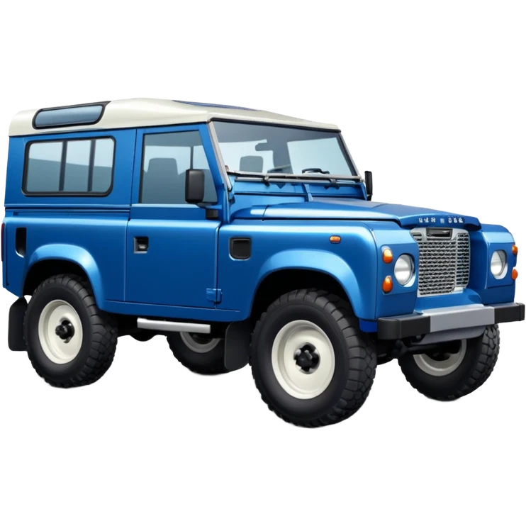 blue land rover side view emoji