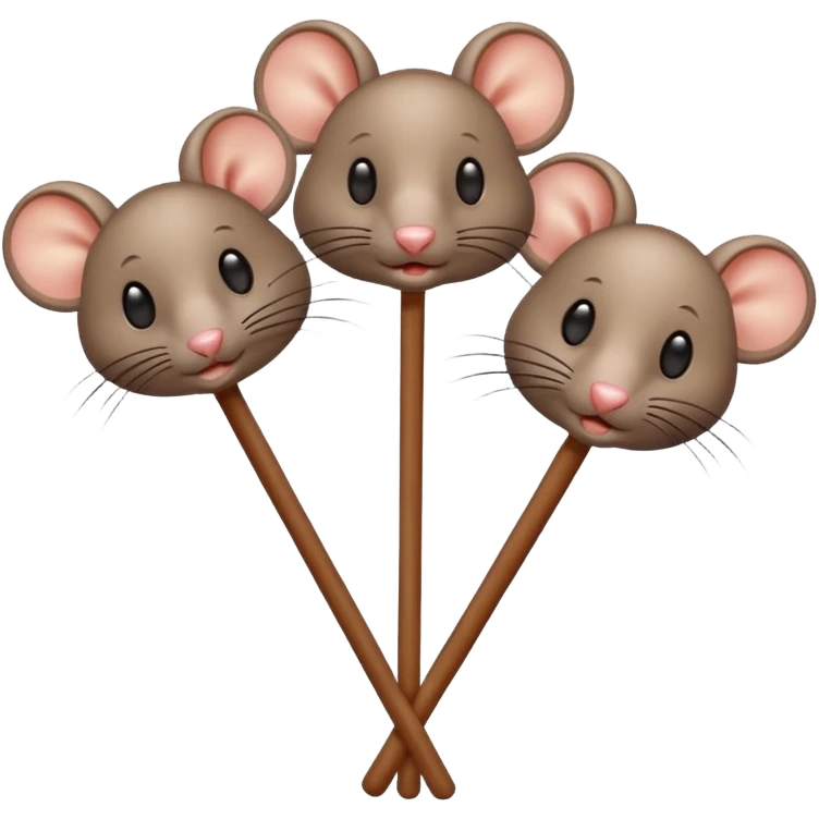 Rats on a stick emoji