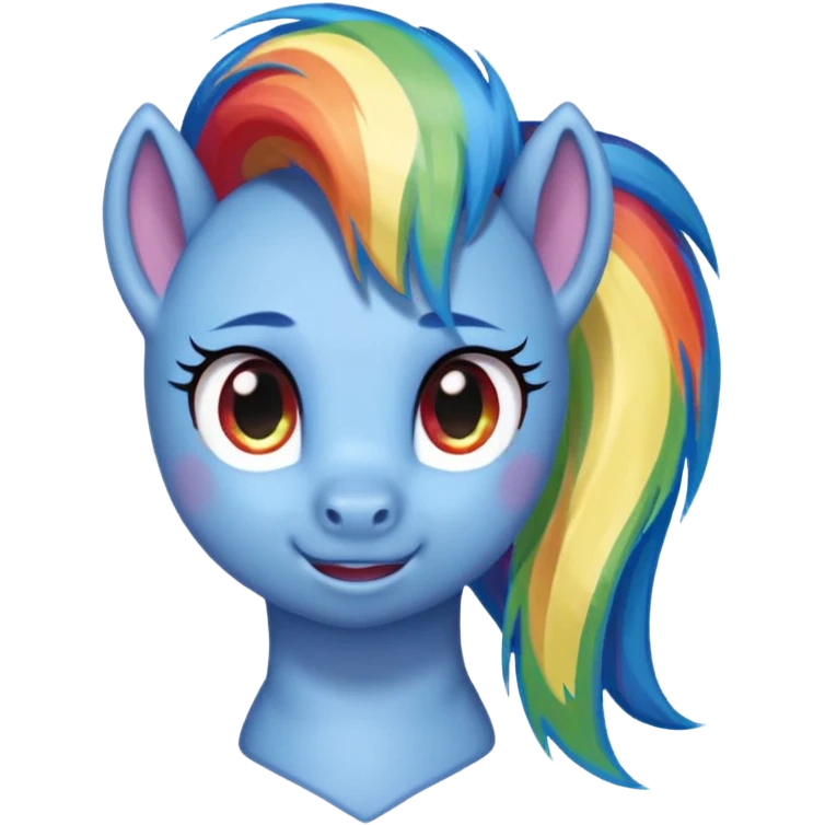 Rainbow dash emoji
