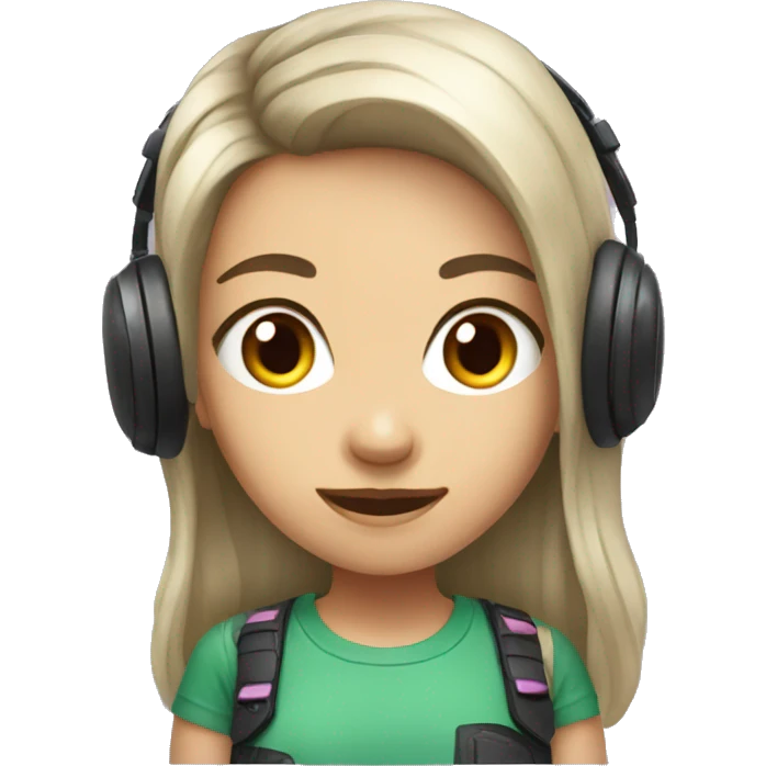 Gamer girl emoji