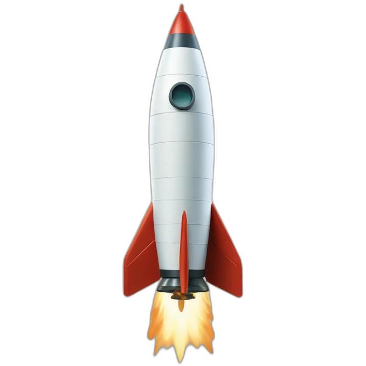 Tintin rocket emoji