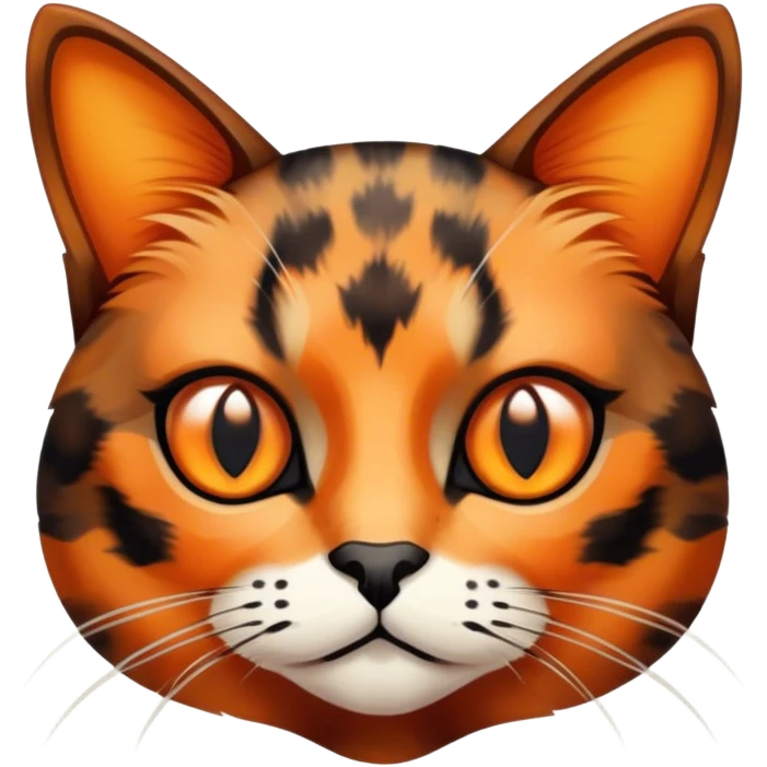 Tortoiseshell cat emoji