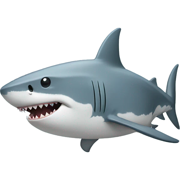 shark wearing a hoodie emoji