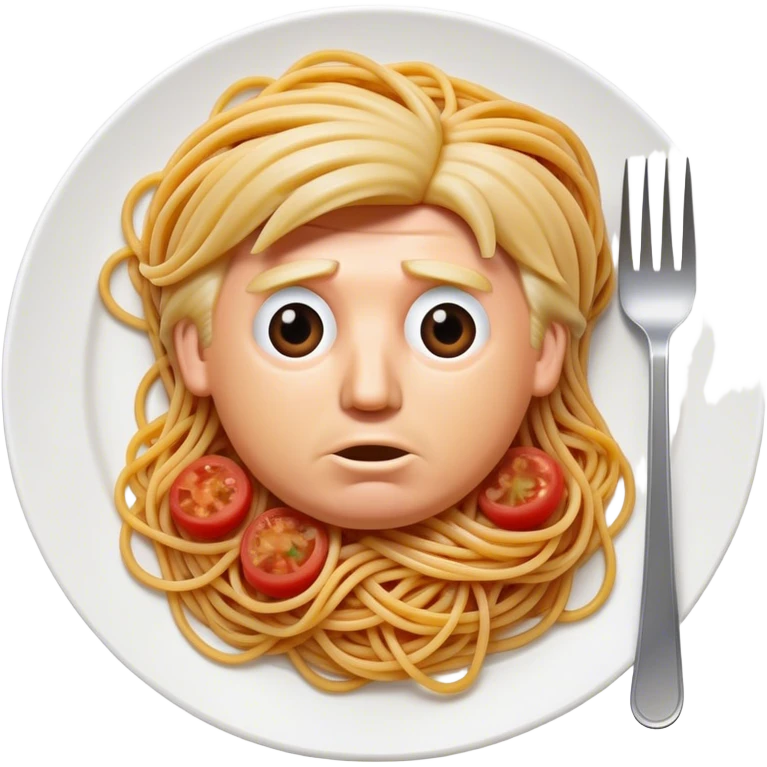 Spaghetti trump  emoji