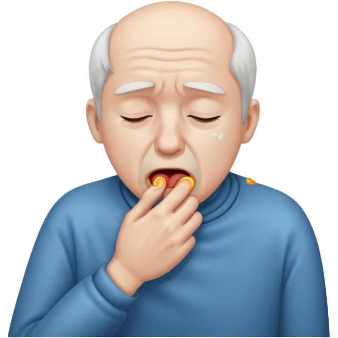 un malade quelqu'un de malade emoji