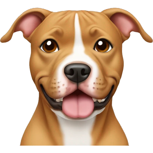 Tan pittbull emoji