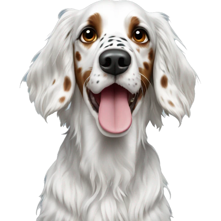 English setter emoji