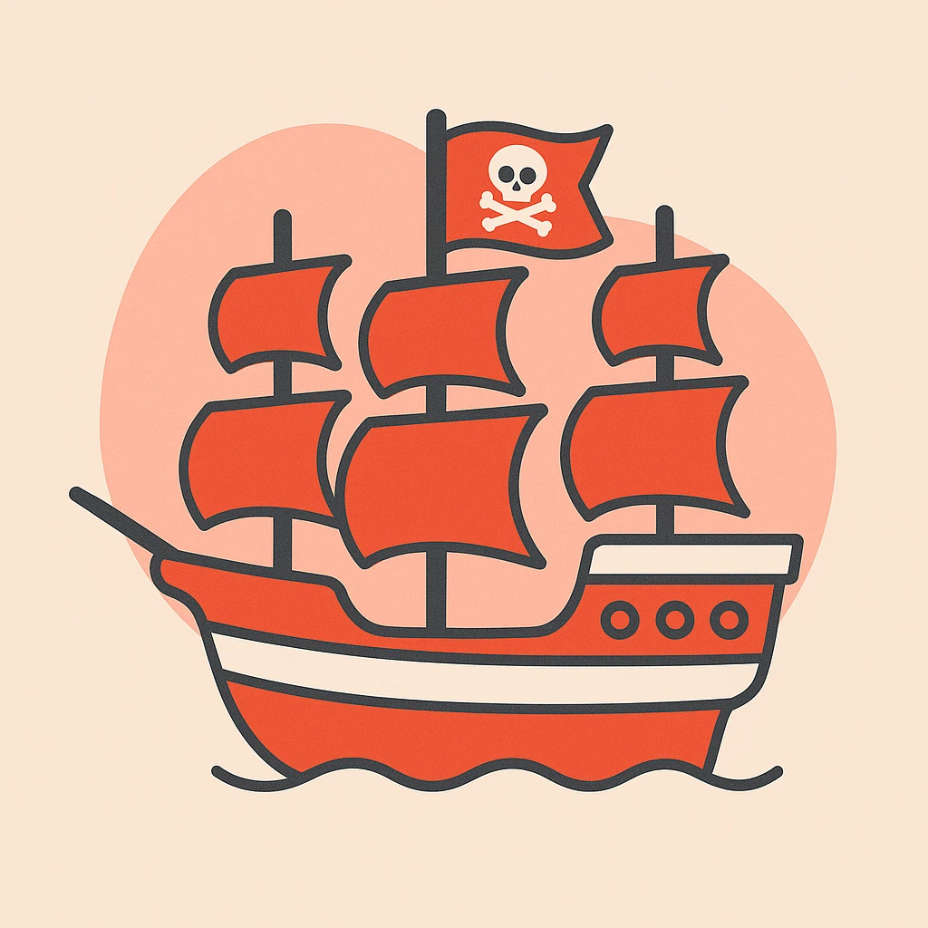 pirate ship emoji