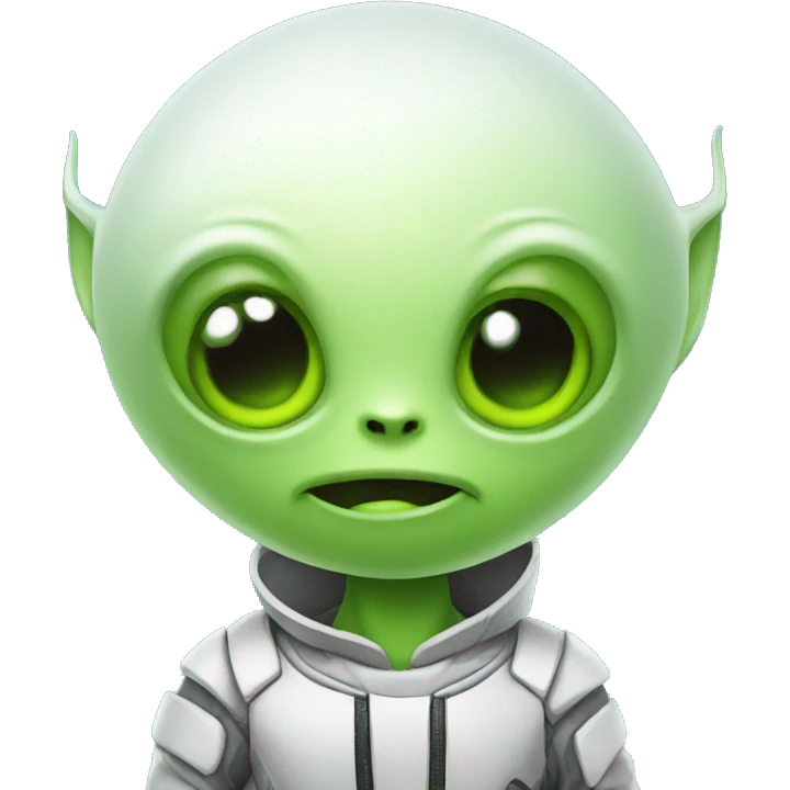 Cute alien emoji