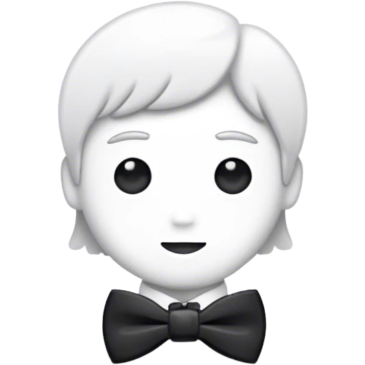 Black bowtie emoji