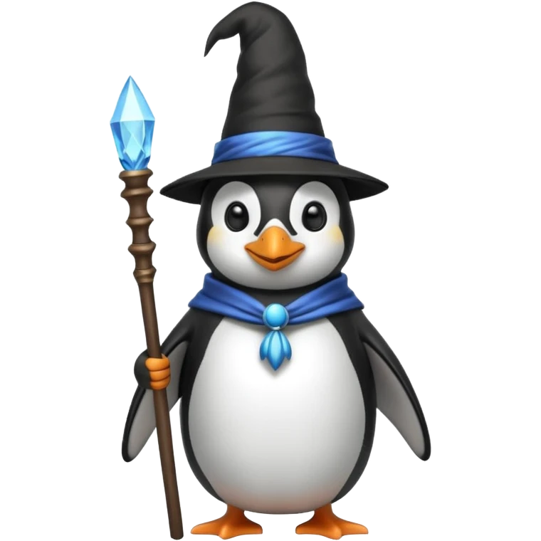 Penguin Wizard emoji