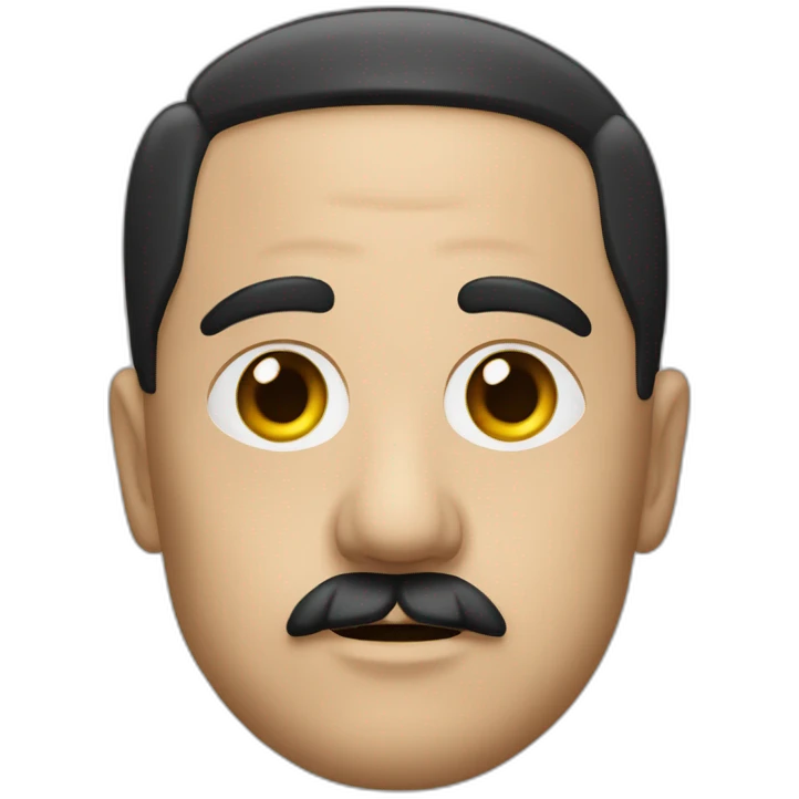 Hitler qui tien le drapeau de Israël emoji