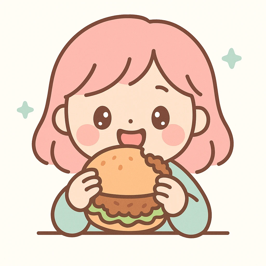 person eating sloppy joe emoji