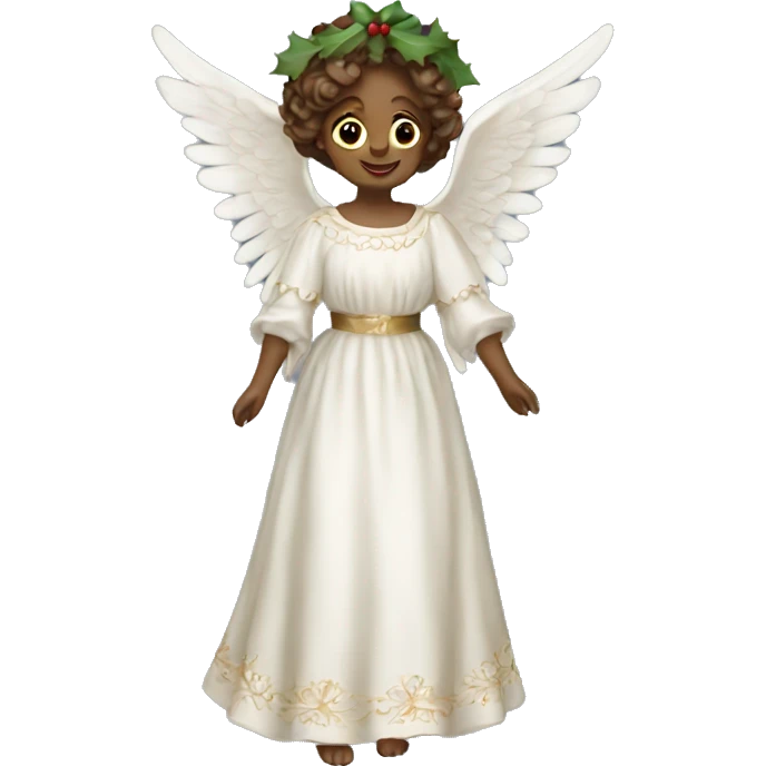 Victorian Christmas Angel emoji