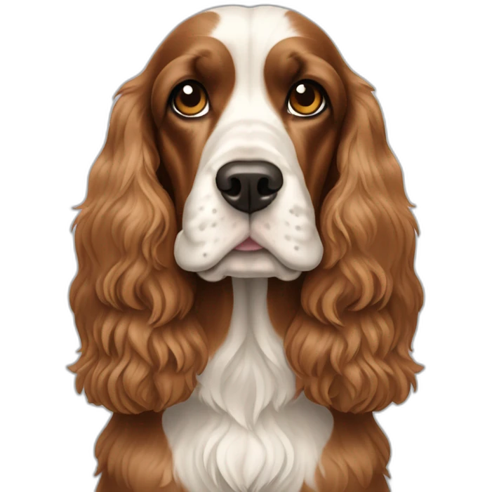 Dog-english-cocker-spaniel-full-body emoji