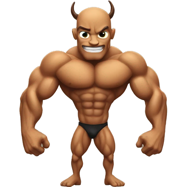 bodybuilder ant emoji