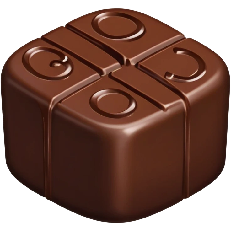 Chocolate from Dubai emoji