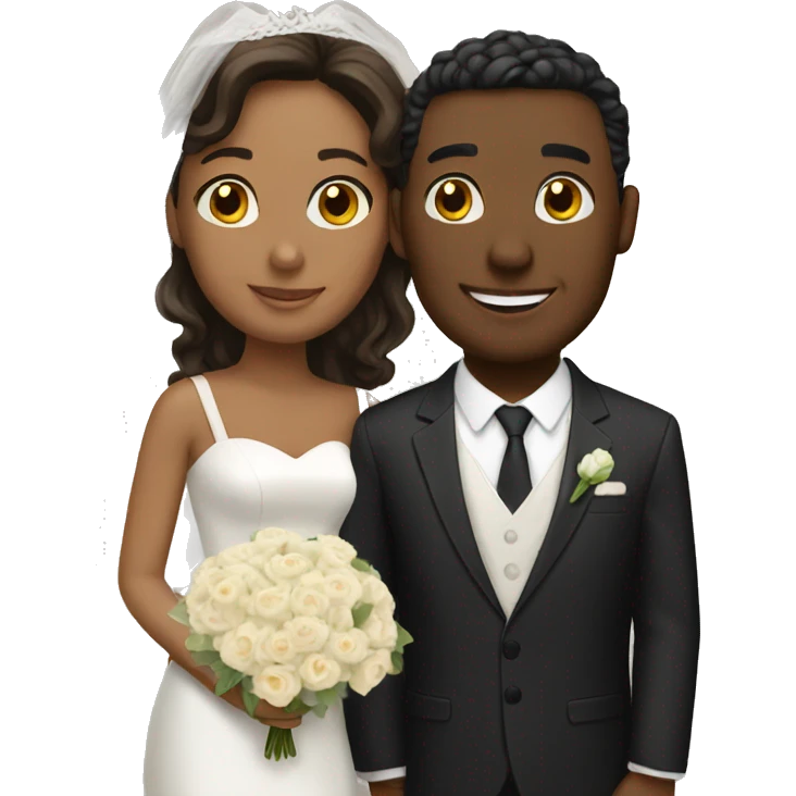 newly married couple emoji