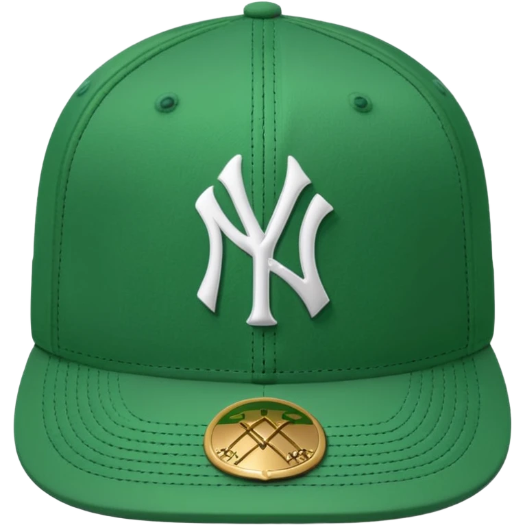 new york Yankee green cap emoji